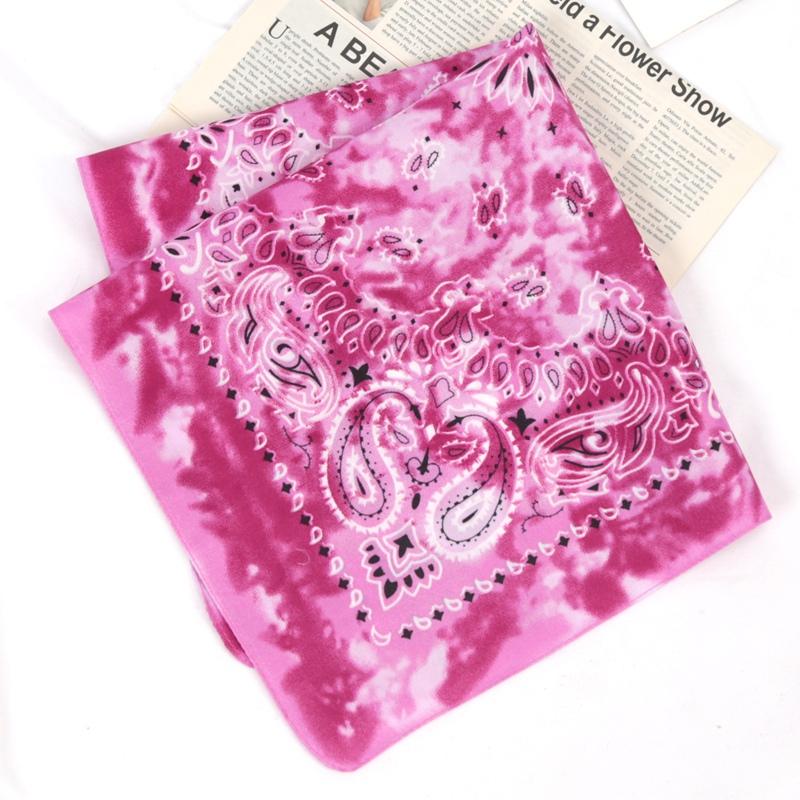 

Fashion Unisex Men Women Bandana Hairband Cowboy Mens Biker Sports Headwear Wrist Hairwrap Single Sided Head Wrap Scarf Paisley