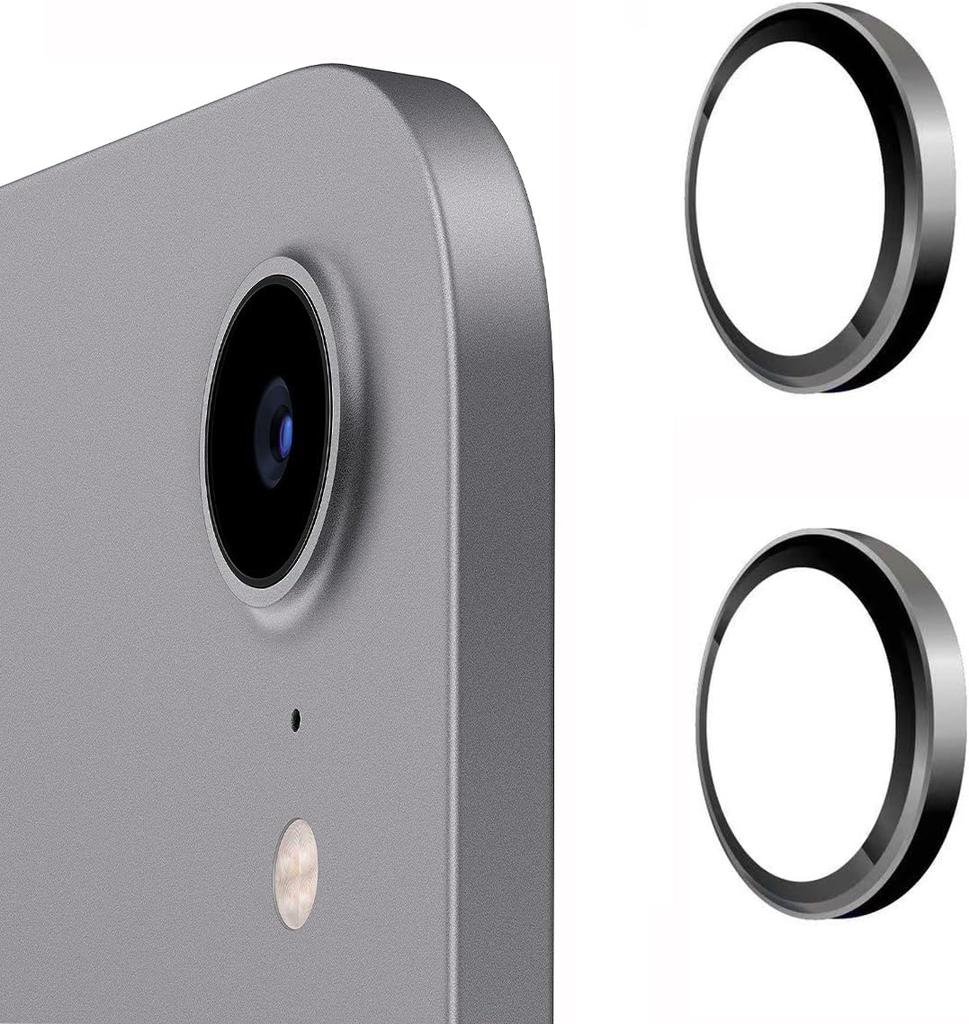 2Pcs Metal Tempered Glass Camera Lens Protector Cover for Ipad Air Pro 2024 11 13 Inch Ipadair Ipadpro Protection Protective Film Black Accessories