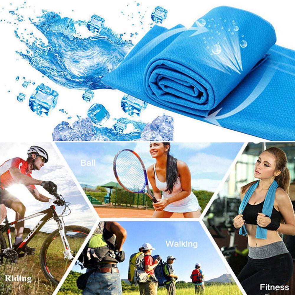 Chill Summer Running Microfiber Gym Swimming Quick-Dry Rapid Cooling Sport Towel Ice Face Towel