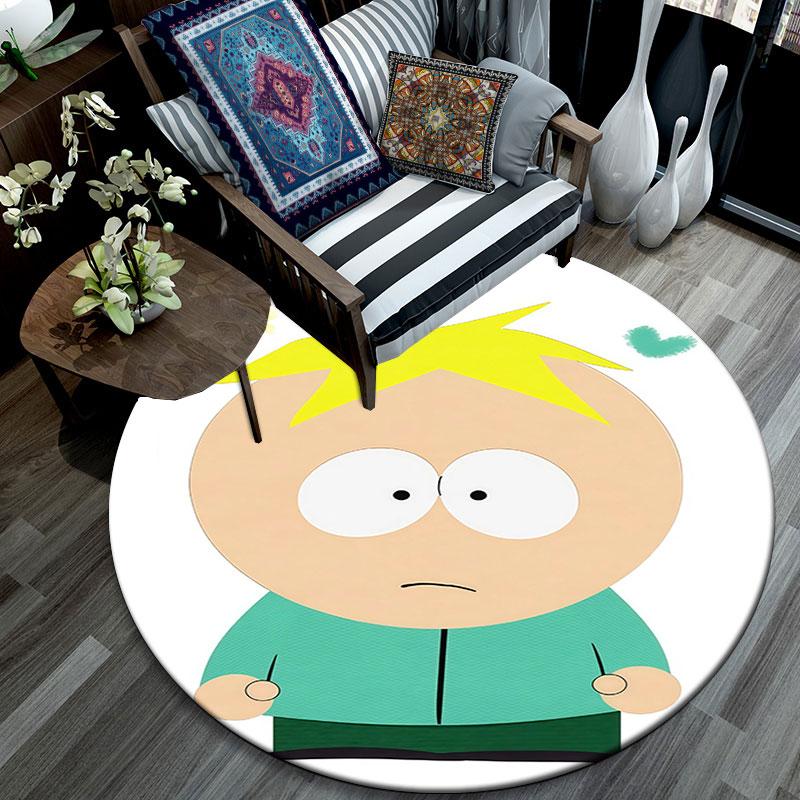 Butters Stotch Pattern Round rug,Carpet Rug for Living Room Bedroom Playroom ,Non-slip Floor Mat,Holiday Gifts and Birthday Gifts.