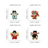 Peking Opera Panda Cartoon Brooch Chinese National Style Four Roles Of Peking Opera Metal Badge Decoration For Backpack Clothing Accessory