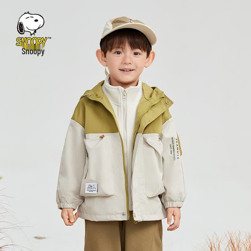 Snoopy Kids Hooded Cartoon Jacket 130