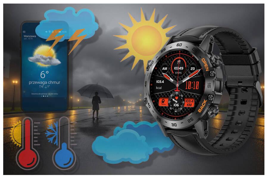 Men's Smartwatch Gravity Gt9-5 - Making Calls, Blood Pressure Monitor (Sg021E)