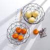 Wrought Iron Fruit Basket Creative Living Room Home Snack Storage Basket