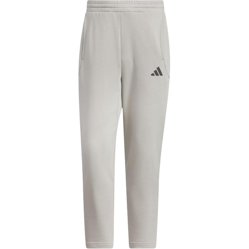 Adidas Sweat Th Warm Ha Pant Modern Technology Reflective Logo Letter Tapered Straight Leg Sports Casual Pants Men Pants Metallic-Gray KB5187