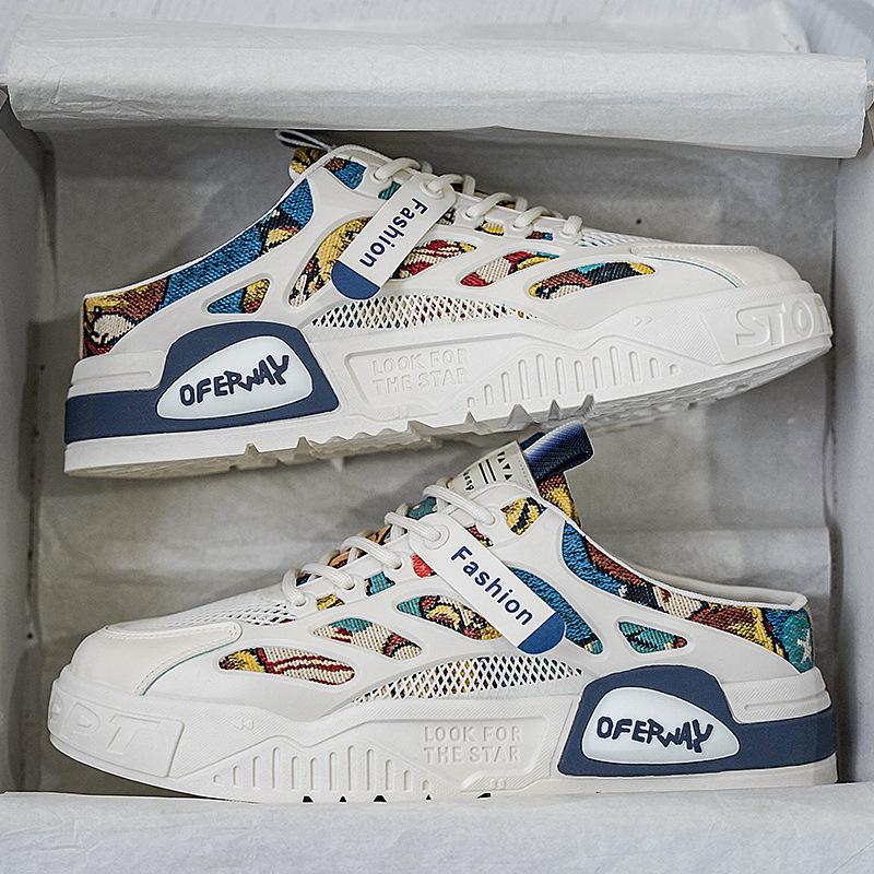 

Мужская обувь летняя сетчатая дышащая универсальная повседневная нишевая оригинальная парусиновая обувь для студентов спортивная обувь для увеличения роста белая обувь для прилива 39