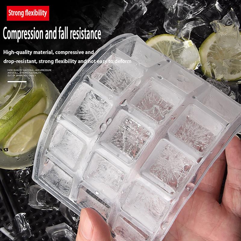 1Pc 21 Grids Thicken Plastic Ice Cube Mold Diy Reusable Whisky Ice Tray Mould