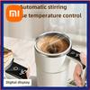 NEW Electric Coffee Self Mixing Mug IP67 Waterproof Coffee Stirring Mug USB Charging Digital Display Automatic Magnetic Cup