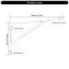 Floating Shelf Rusts Proof Steel Wall Mounted Storage Space Saving Easyly Install Home Decoration