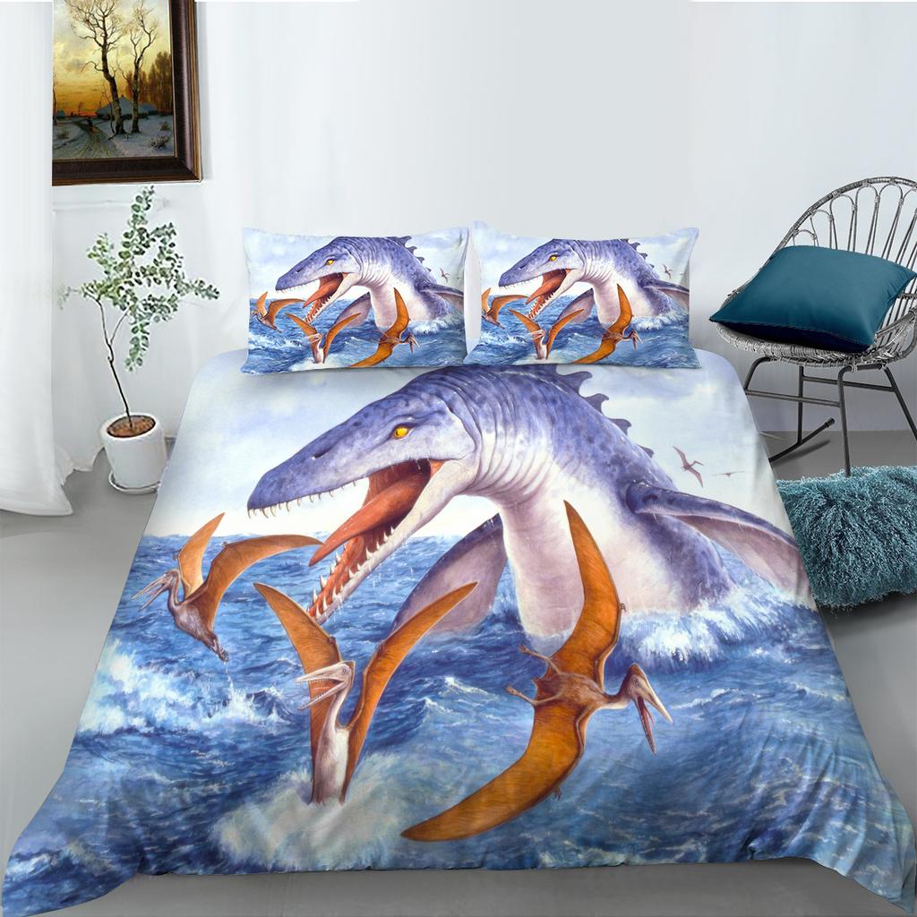 Jurassic Series Digital Printing Polyester Bedding Two Or Three-Piece Set