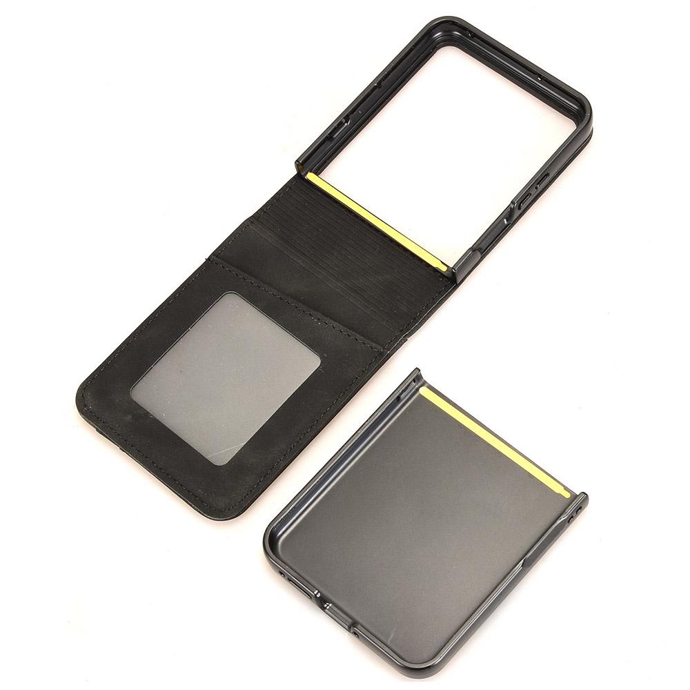 Für Motorola Razr 60 Ultra 5G/Razr Ultra 2025 5G Hülle Trennbares Design Kartenfach Leder+PC Handyhülle
