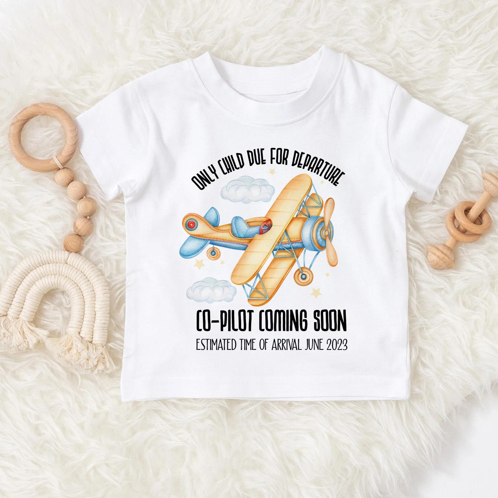

Big brother Boys Baby Children T-shirt, only child expiring tee, big brother to be shirt airplane 160