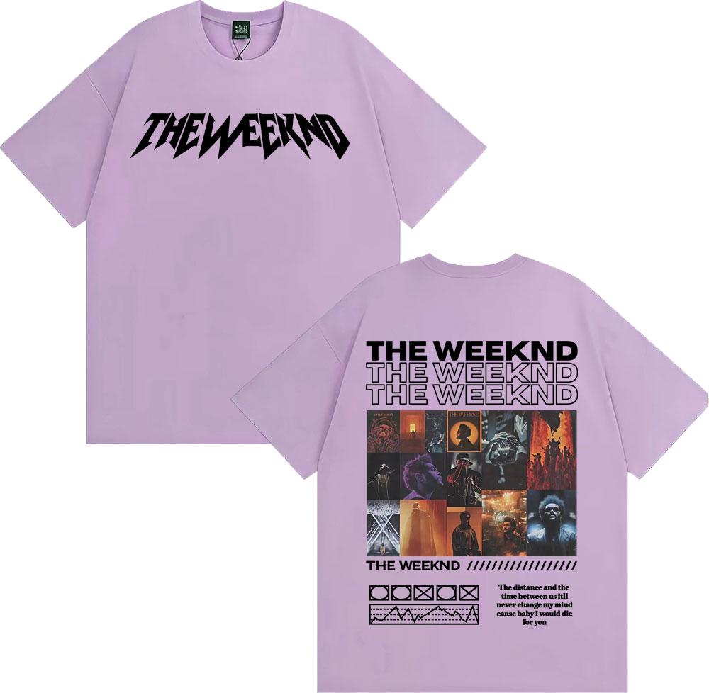 The Weeknd After Hours Til Dawn Album Cover Tee Shirt Unisex Women Harajuku Fashion Gothic Tshirt High Quality 100 Cotton T Shirt