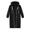 Fashionable Women Hoodie Jacket Loose Fit Long Sleeve Casual Zipper