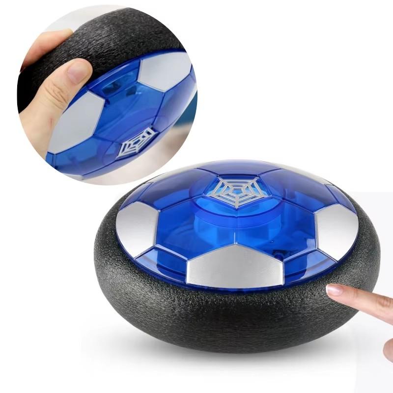 1 ADET LED Işıklı ve Köpüklü Elektrikli Hover Top, İç Mekan Dış Mekan Ebeveyn-Çocuk Eğlence Oyunu Hediyesi İçin Hava Güçlü Yüzen Futbol
