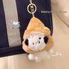 Pink Rabbit Plush Keychain - Cute Cartoon Doll Pendant Gift