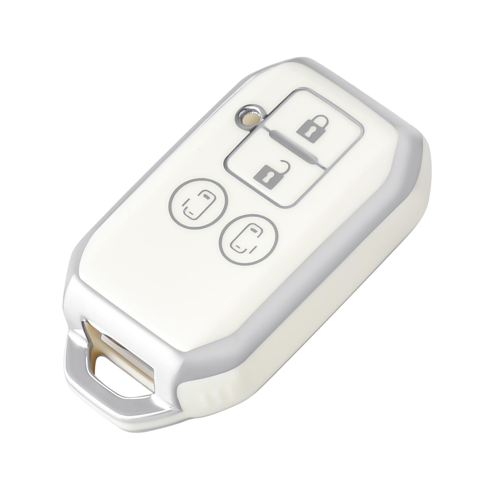 

4 Buttons Car Key Case for Suzuki Spacia MK53S Jimny Sierra Swift Wagon Interior Accessories Car Remote Key Cover Case Keychain