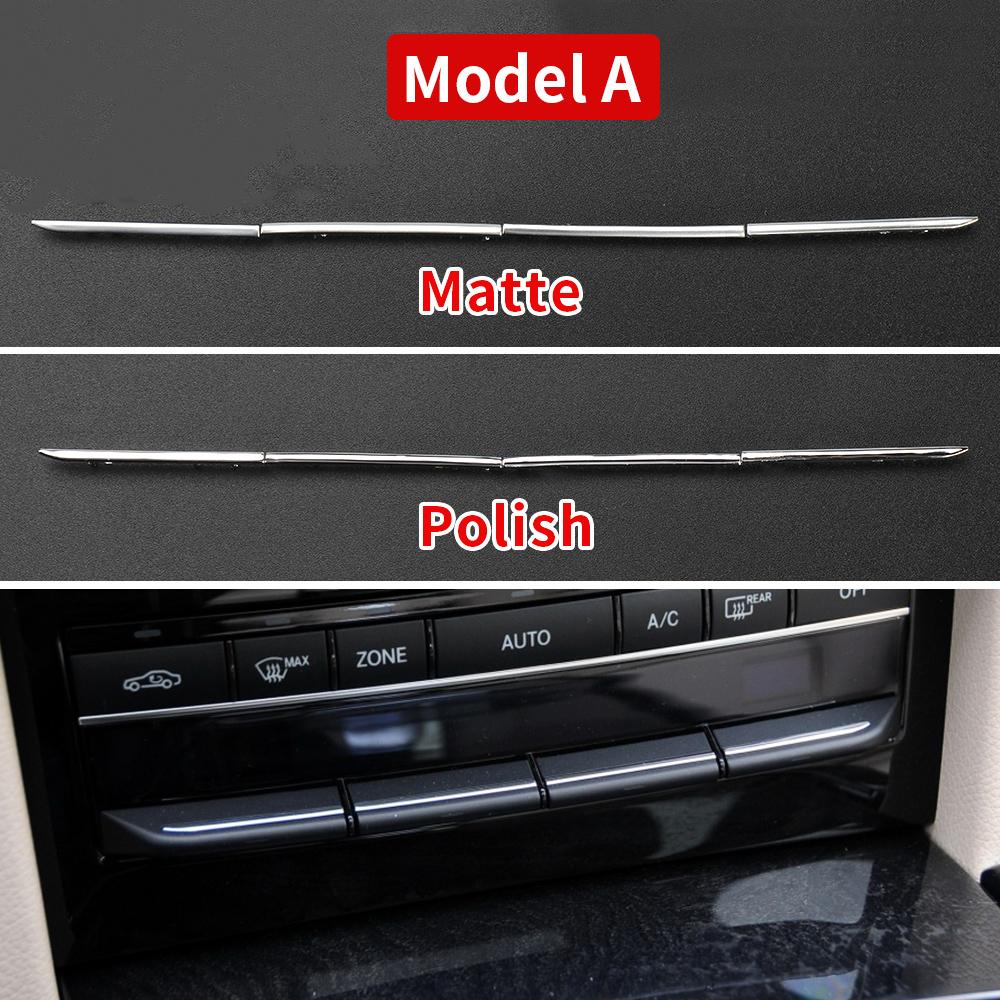 Car Console Air Conditioning Buttons Decoration Trim For Mercedes Benz E Class W212 E300 E260 2129008808 Electroplating Strip