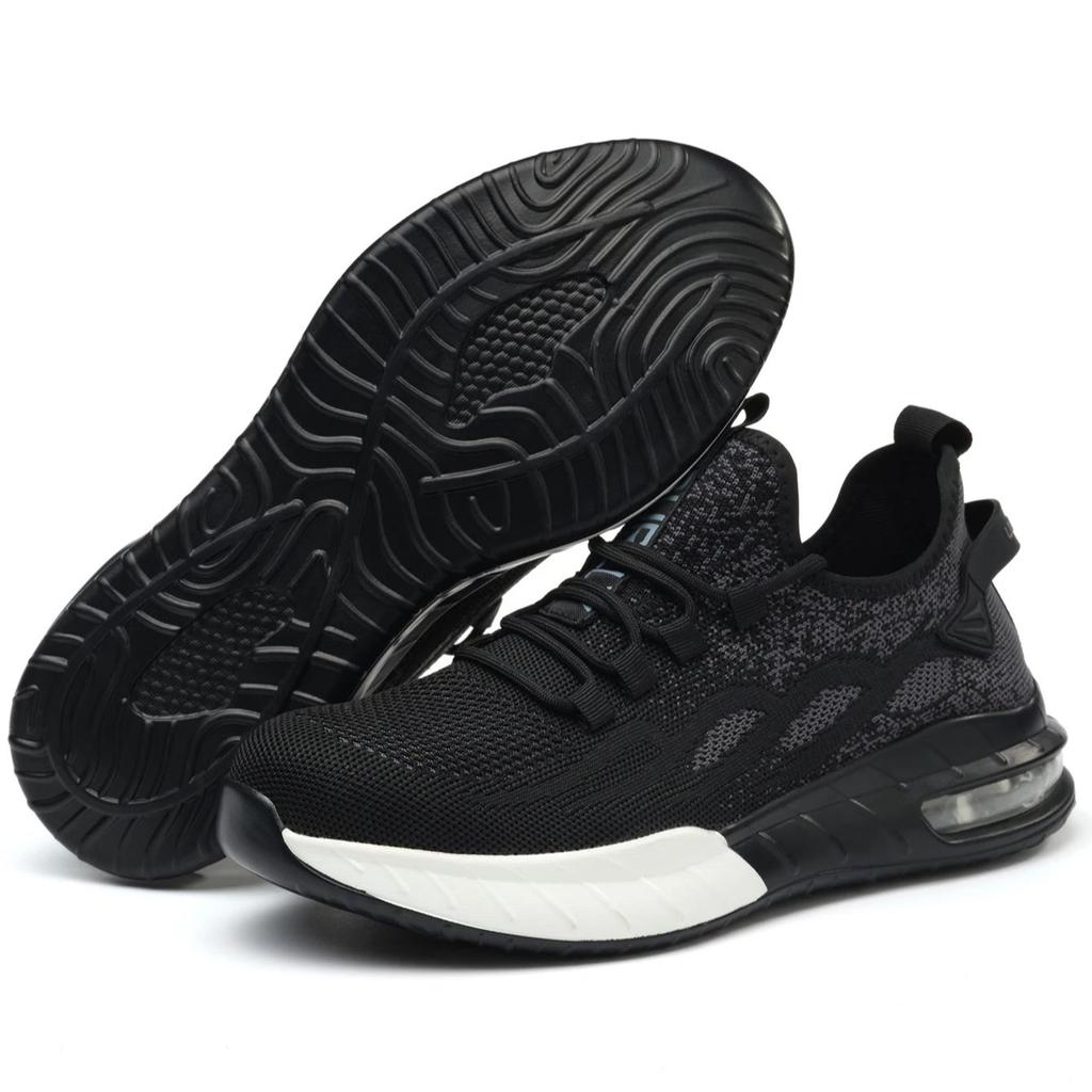 Women's Steel-Toe Safety Shoes | Anti-Smash & Puncture-Proof | Lightweight Breathable Air Cushion | Industrial Workshop Office