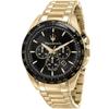 R8873612041 Traguardo Chronograph Black Dial Men's Watch