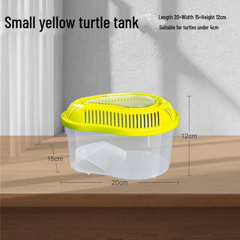 

Роскошный аквариум для красноухой черепахи с платформой для лазания и крышкой для домашнего террариума