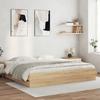Vidaxl Bed Frame with Drawers, Sonoma Oak, 160X200 Cm