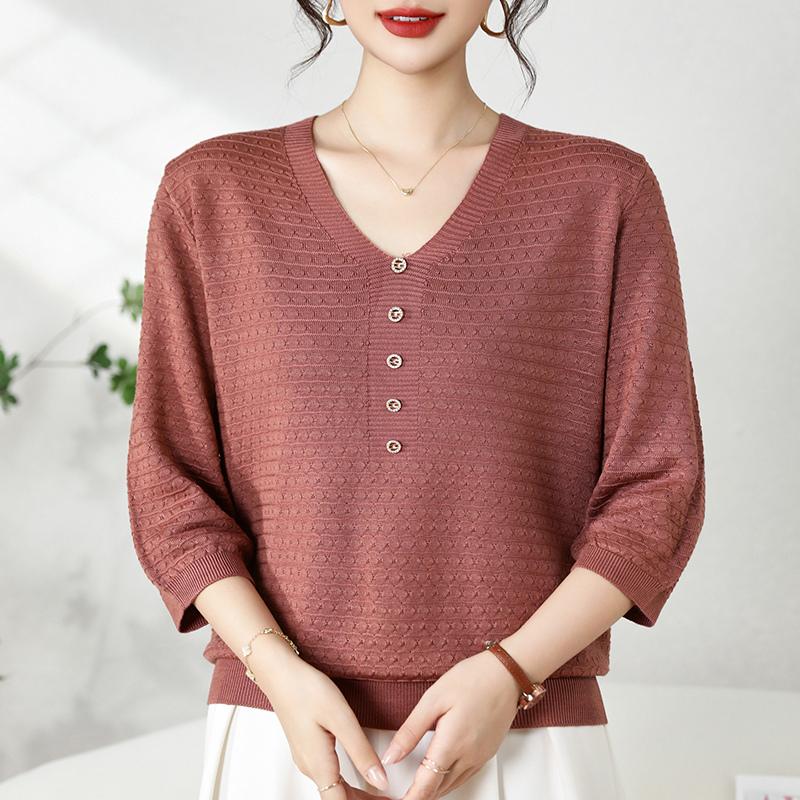 Qinghe Cashmere Women's 30% Cashmere Sweater - Soft & Warm Wool Blend Pullover