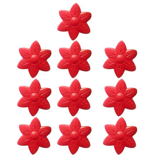 10Pcs Plant Fixing Clips Climbing Vine Wall Fixture Clips with Adhesive Leaf Flower Design Fixing Clips for Indoor Outdoor Pothos Wall Vines