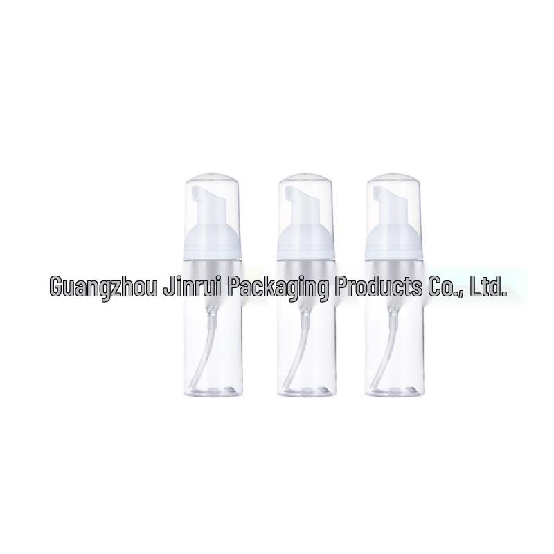 60ml Translucent Green Press Foaming Mousse Bottle for Facial Cleanser