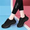 Spring and Summer Low-top Sports Casual Shoes Breathable Thick Black Pull-up Ring Fashion Light Running Sports Women's Shoes