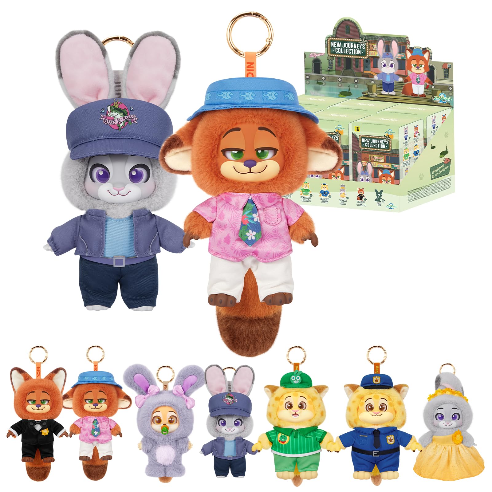

TOP TOY Disney Zootopia 2 New Plush Toy Series Box 6 Gacha Gacha Blind Box Figure Plastic Model Premium Toy Soft Vinyl Birthday Present Disney