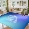 Sheffield Wednesday Football Design Crystal Velvet Rug Soft Decorative Mat for Bedroom Entrance