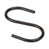 10  Black S-shaped Hooks, Wall Mounted Multifunctional Hooks, Used for Hanging Plants, Kitchens, Wardrobes, Black Hooks
