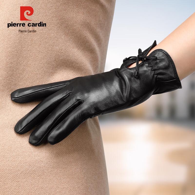 Pierre Cardin Women's Goatskin Touchscreen Gloves