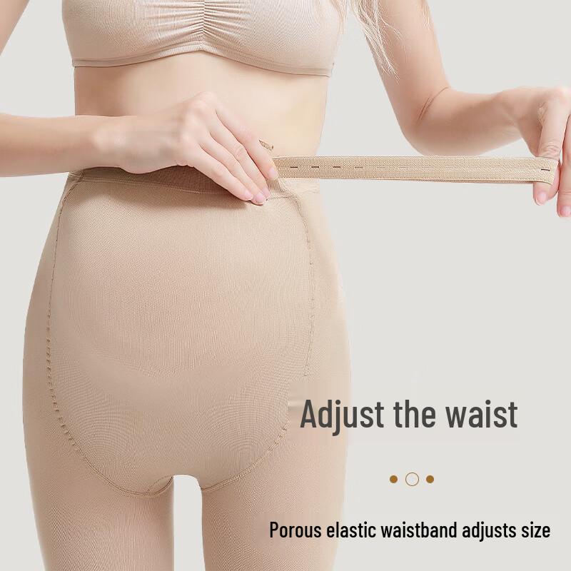 LANGSHA Umstandsleggings mit verstellbarer Bauchstütze und Fleecefutter