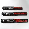 Toyota Tundra TRD PRO Sport Modified Side Fender Emblem Sticker.