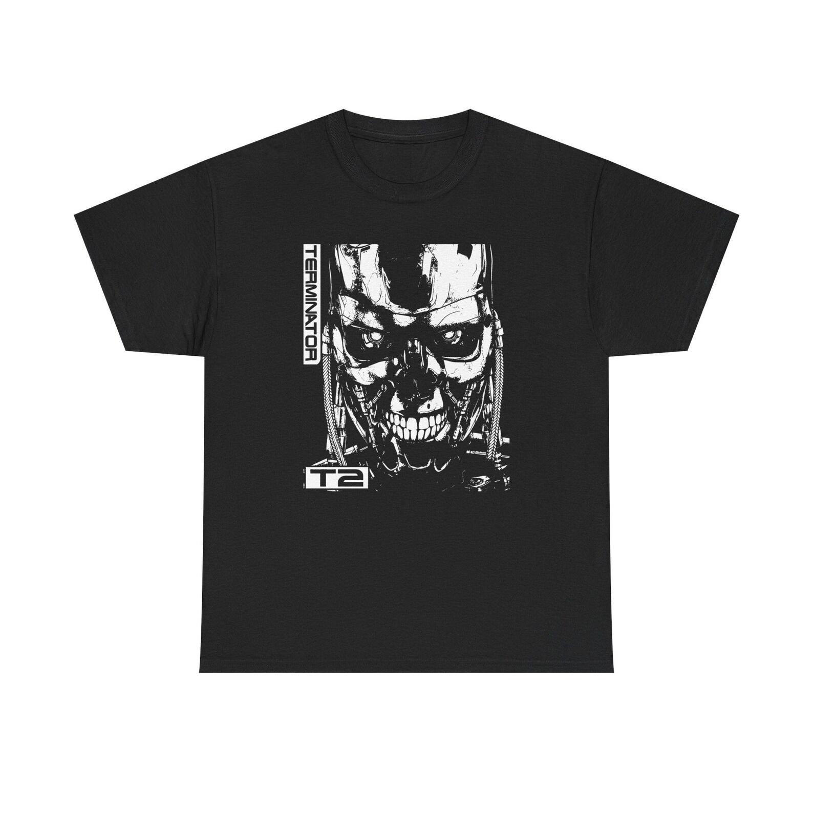 Terminator 2 Judgt Day Shirt, T2 Sci Fi Movie Tee, Arnold Schwarzenegger Terminator Shirt, Vintage Film T Shirt, Cyberpunk Movie Tee 130