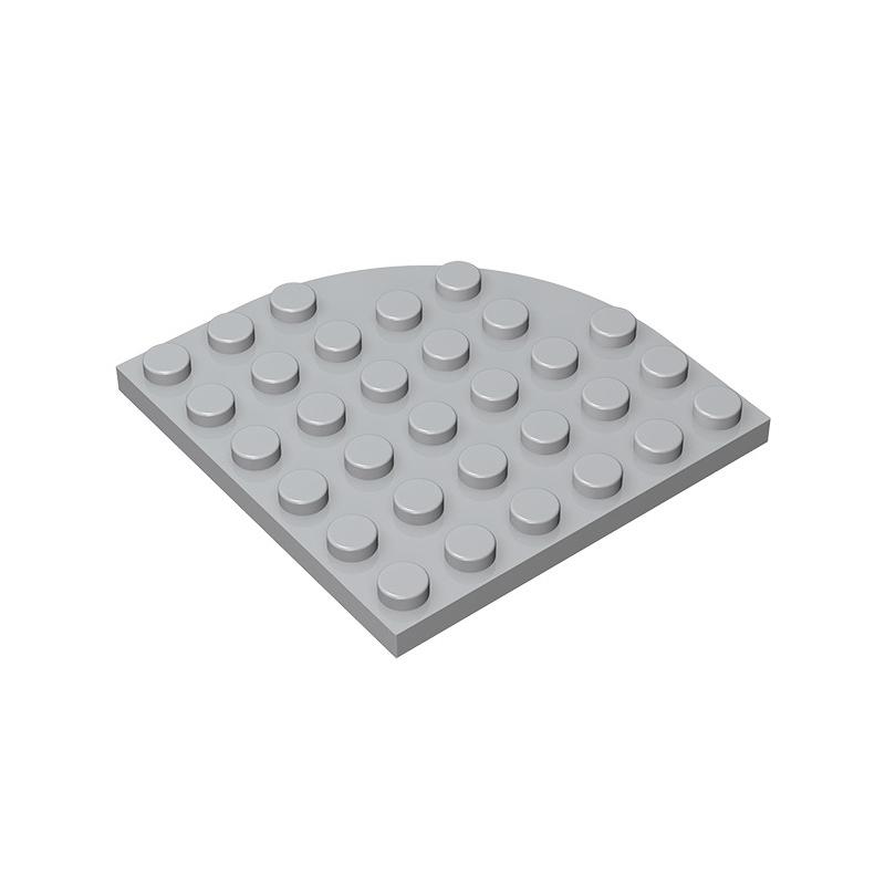 10pcsMOC compatible with 6003 board 6x6 rounded corner building blocks, creative DIY technology for children's toys