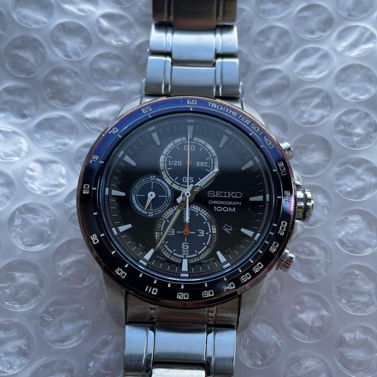 Used SEIKO Seiko watch men s chronograph