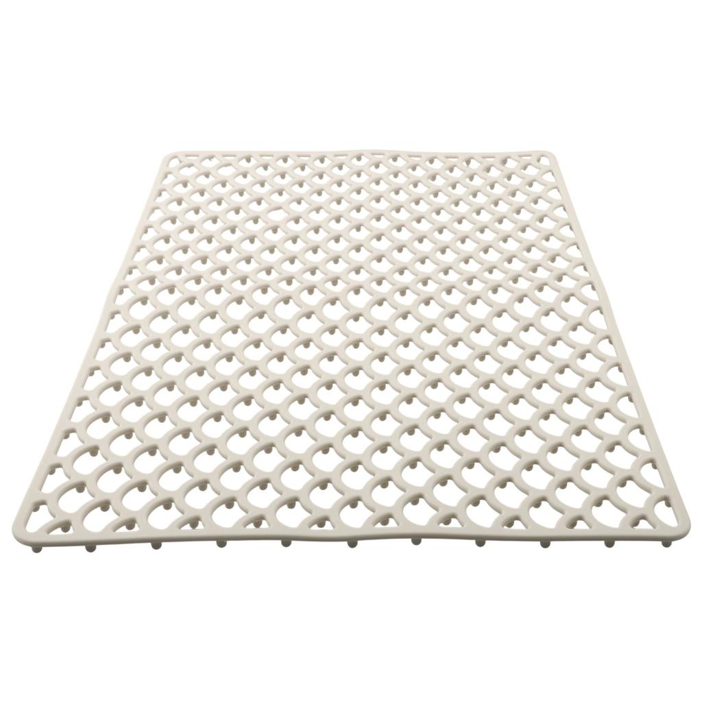 Heat Resistant Mat Silicone Sink Mat Noise Reduction Design Thick Soft Material Anti-Slip Feet Dishwasher Safe