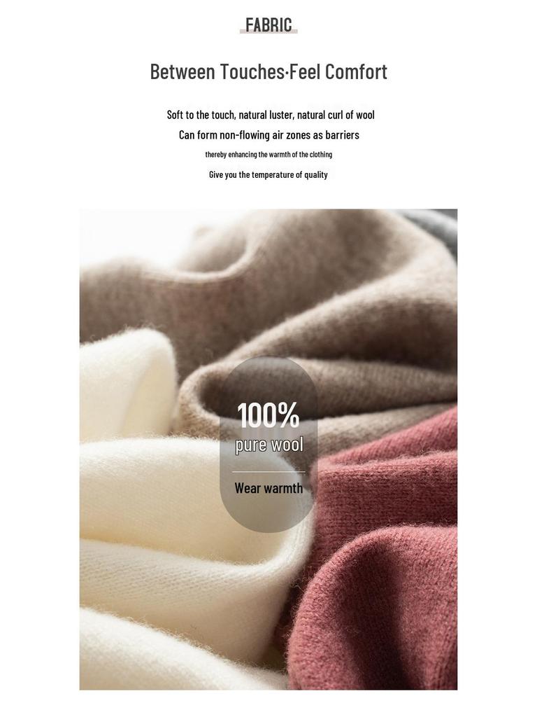 Men's Loose Fit Wool Crew Neck Sweater Vest - Sleeveless Pullover for Spring & Autumn