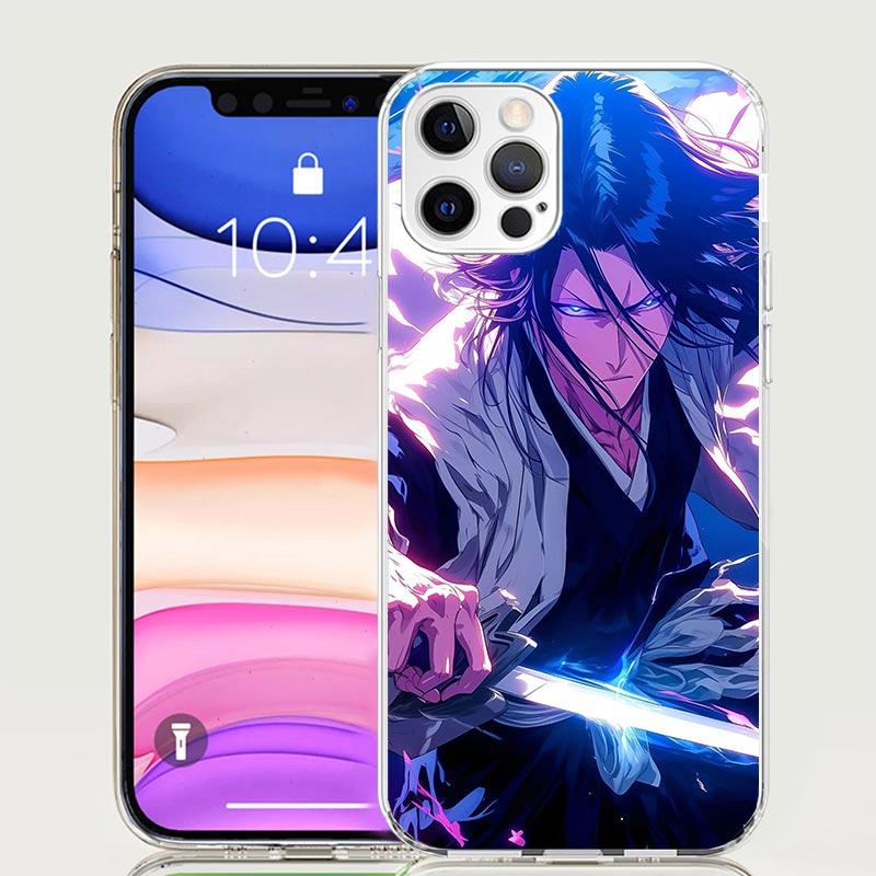 Bleach Kuchiki Byakuya Phone Case For iPhone 17 Air 16 15 Plus 11 14 Pro Max 13 Mini 12 7 8 + SE Pattern Art Customized Cover 17