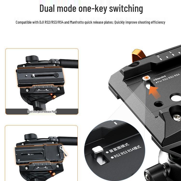 8K Man FF06S Portable DSLR & Mirrorless Camera Tripod and Monopod Stand for Video & Photography