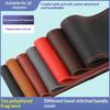 Hand Sewn Car Steering Wheel Protective Cover Leather Breathable Anti Slip Universal Suitable 38cm Elastic Band Texture Decor