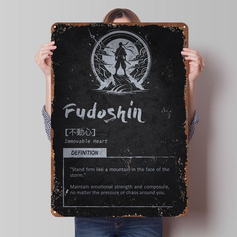 

Fudoshin Metal Poster Decor for Room Customized Metal Signs for Home Room Decoration Pictures Wall Decor Corner Coffee Art Mural 20x30cm（7.8x11.8inch）