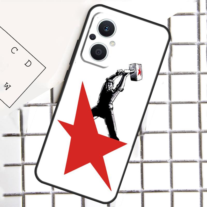 

Red Soviet Union USSR Flag Phone Case For OPPO Reno 14F 14 13 12 11 F 10 Pro 8T 7 8 Lite OPPO Find X8 X6 X5 Pro Cover OPPO Find X5 Pro