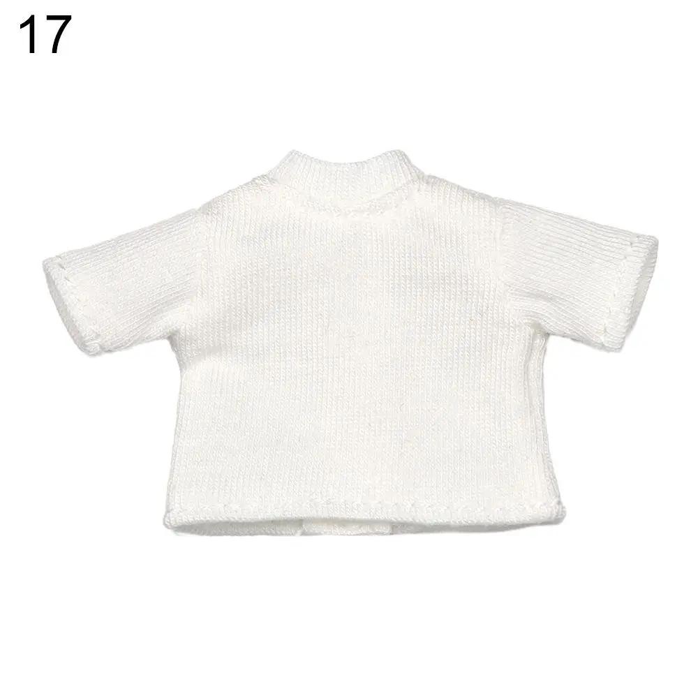 Ob11 Doll T-Shirt 1/11 Doll Panties Doll Cotton Socks Diy Doll Clothes Suits Shorts Striped Tops Knitted Sweatshirt Accessories