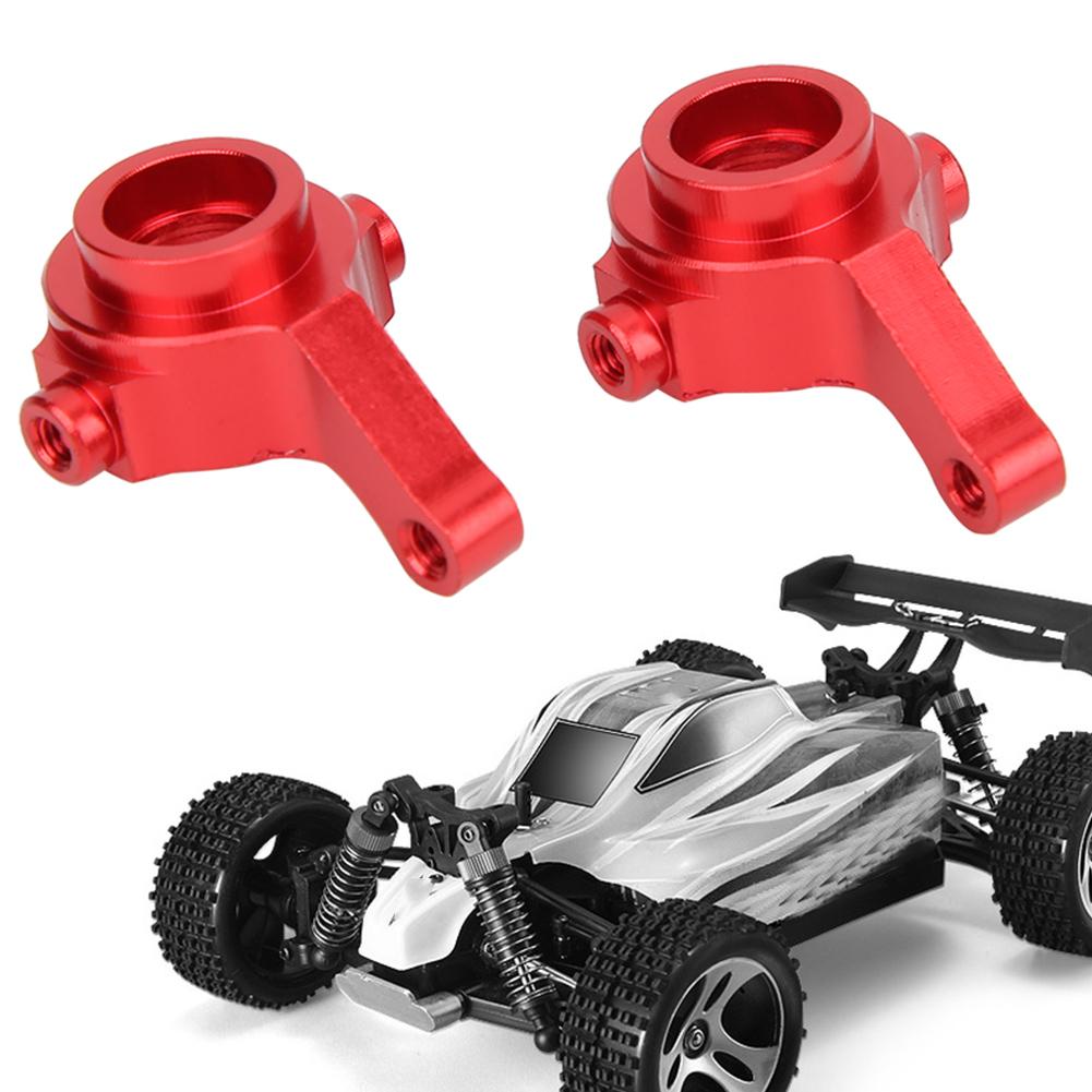 Aluminum Alloy Left Right Steering Cup Replacement Parts Fit for WL A959 A979 A969 1 18 RC CarRed