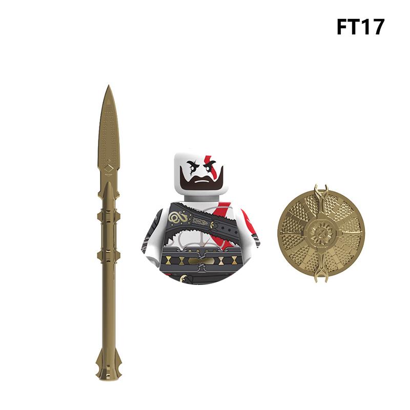 New Office Heisenberg Bricks God Of War Kratos For Toys Gifts Mini Action Figures Children Building Blocks For Party Gifts