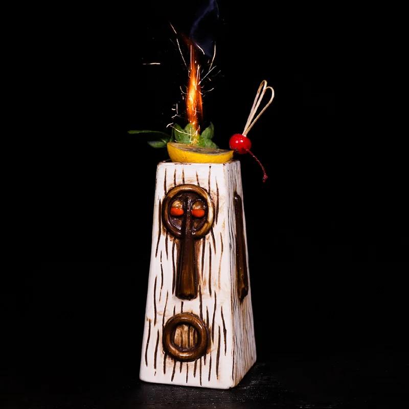Hawaii Påskön Tiki Muggar Kreativ Porslin Öl Vin Mugg Öl Vin Cocktail Party Kopp Barverktyg Keramisk Tiki Mugg